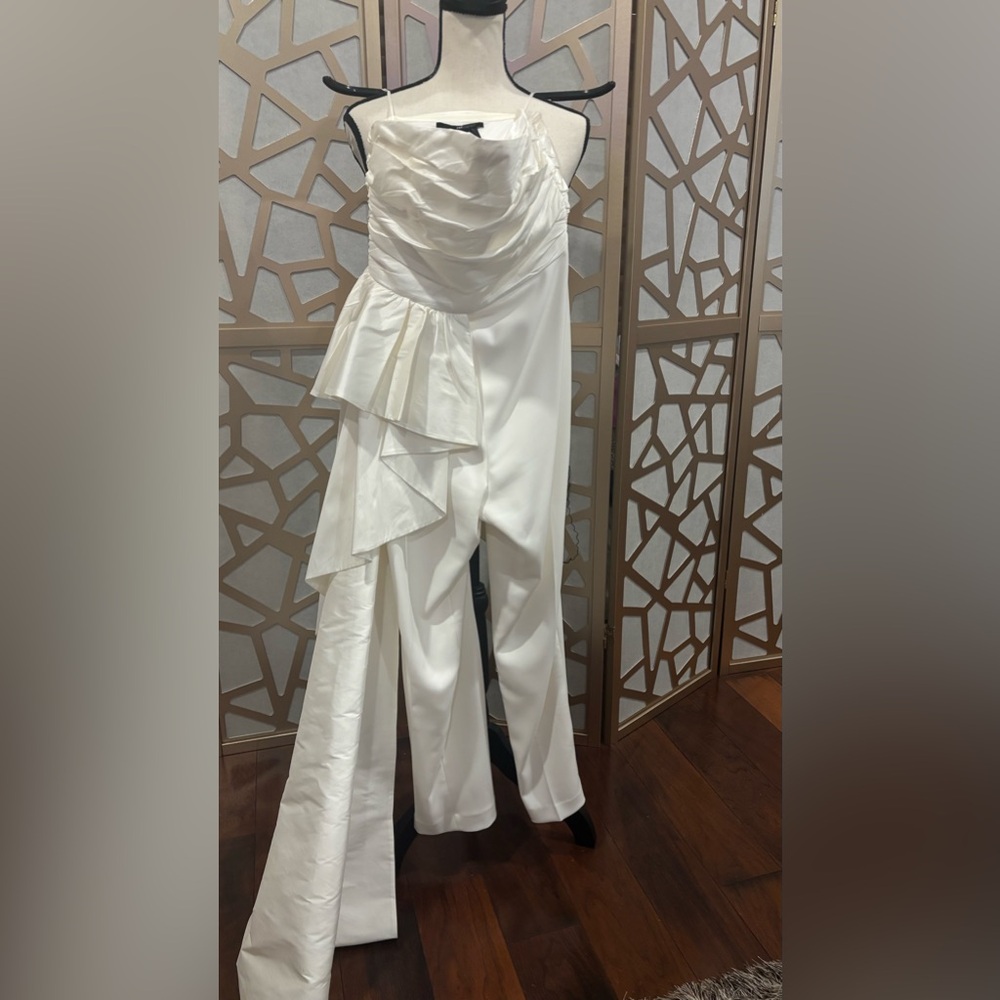 Jay Godfrey strapless Jumpsuit -